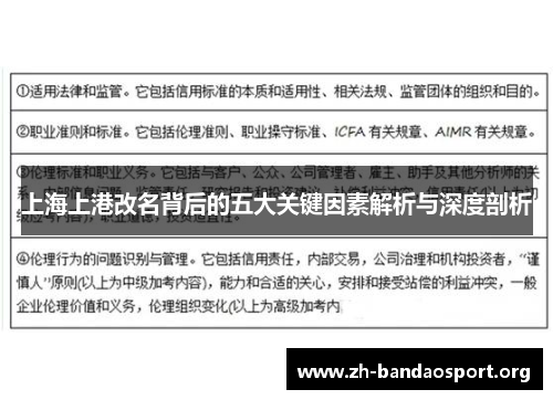 上海上港改名背后的五大关键因素解析与深度剖析 上海上港改名背后的五大关键因素解析与深度剖析